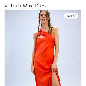 free people victoria dress wild papaya size 2 never worn